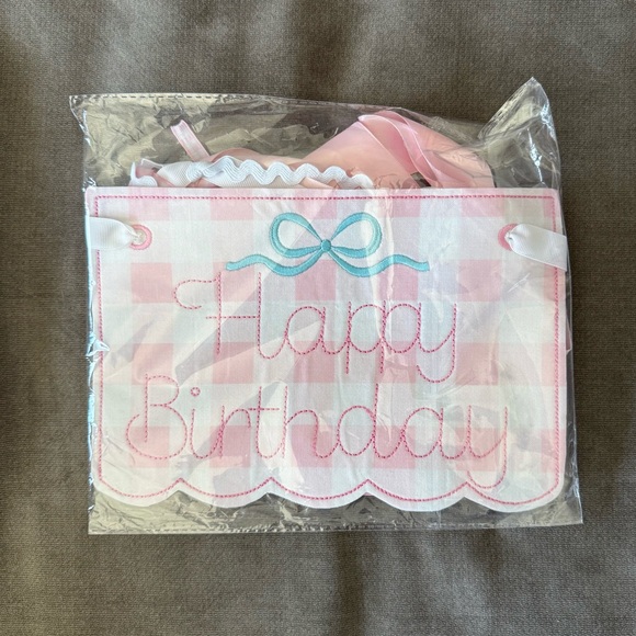 Other - baby high chair birthday sign